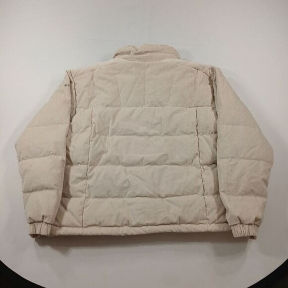 Columbia Down Sherpa Puffer Jacket Womens XL Stone White‎ Corduroy Ruby $240 NEW - Picture 3 of 11